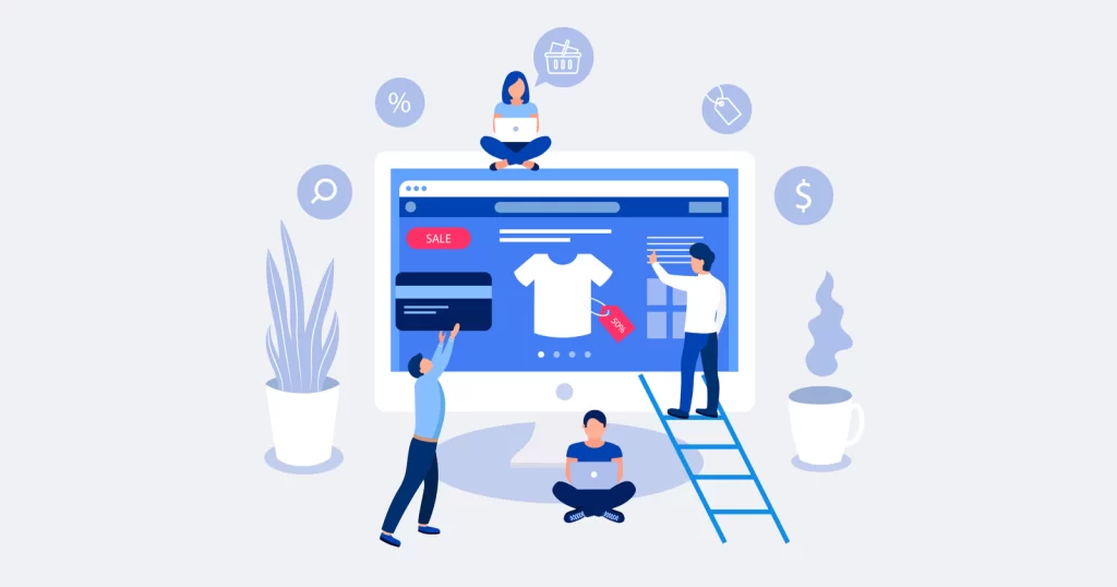 e-commerce platform e-commerce development website performance optimization custom functionality development e-commerce development services Zhvillimi i E-commerce digital marketing agency in Tirana, Albania